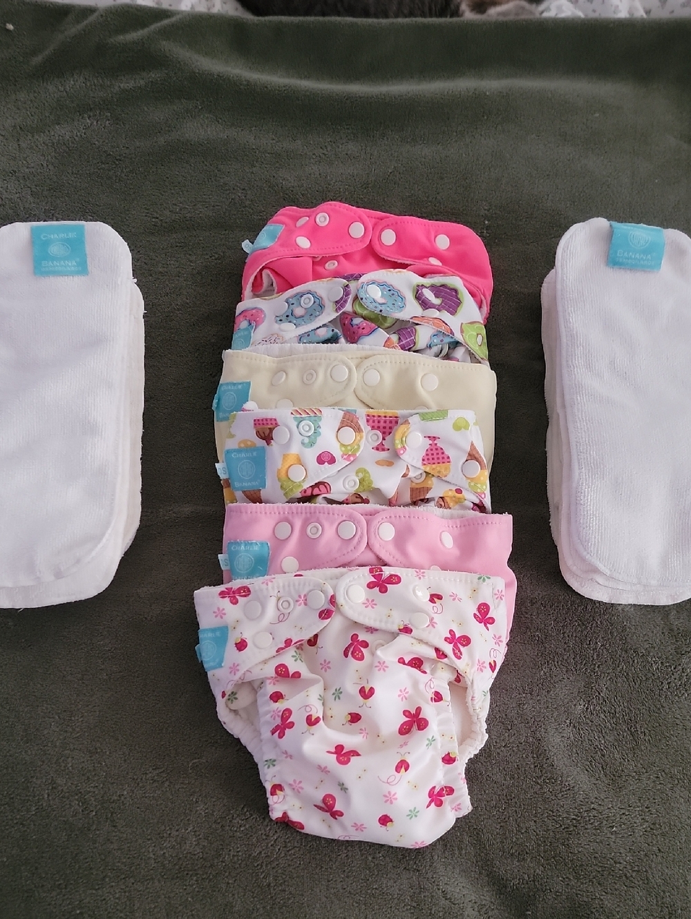 Charlie Banana Reusable Diaper Covers With 12 Inserts
